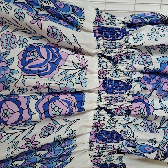 EVERKAKI. Multicolored. Short sleeves. Bohemian dress. - Picture 4 of 8